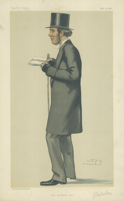 Mr William Henry Gladstone by Leslie Matthew Ward