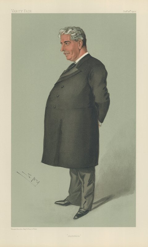 Sir Edmund Barton by Leslie Matthew Ward