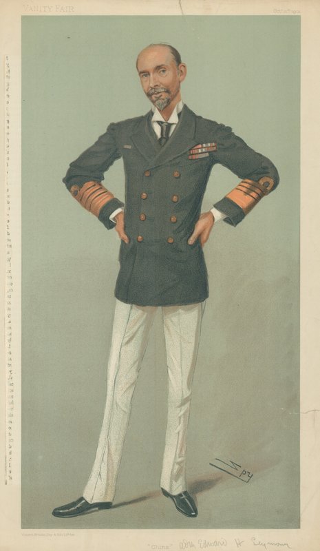 Sir Edward Hobart Seymour, China, 31 October 1901, Vanity Fair Cartoon by Leslie Matthew Ward