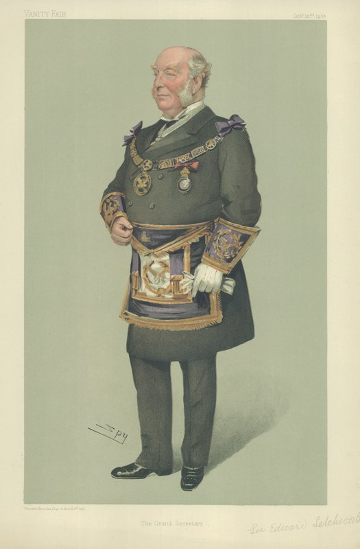 Sir Edward Letchworth by Leslie Matthew Ward