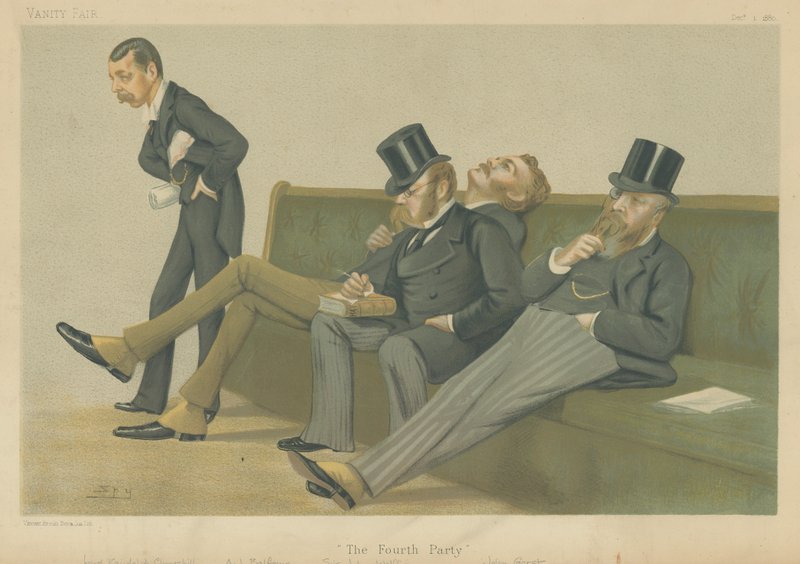 Spencer-Churchill, Balfour, Drummond-Wolff and Gorst by Leslie Matthew Ward