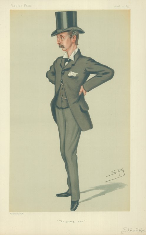 The Hon Edward Stanhope MP, The Young Man, 12 April 1879 by Leslie Matthew Ward
