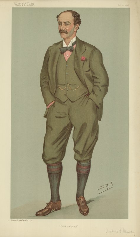 The Right Hon Andrew Murray by Leslie Matthew Ward