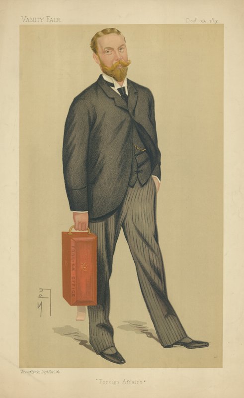 The Right Hon J W Lowther (The Speaker) by Leslie Matthew Ward