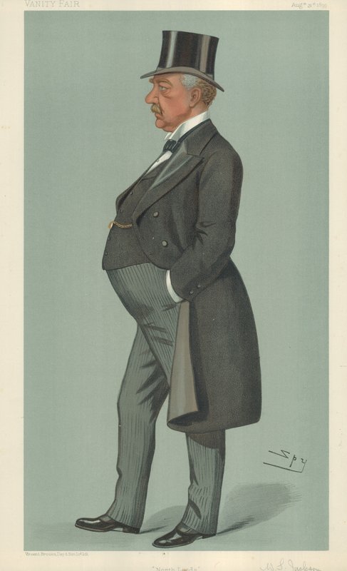The Right Hon William Lawies Jackson by Leslie Matthew Ward