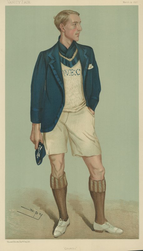 W E Crum, President of the Oxford University Boat Club by Leslie Matthew Ward