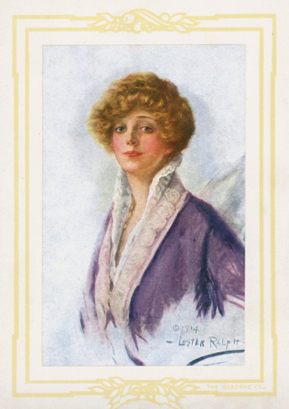 Auburn-haired beauty by Lester Ralph