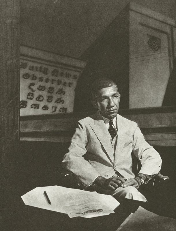 D R Wijewardene, Esq by Lionel Wendt