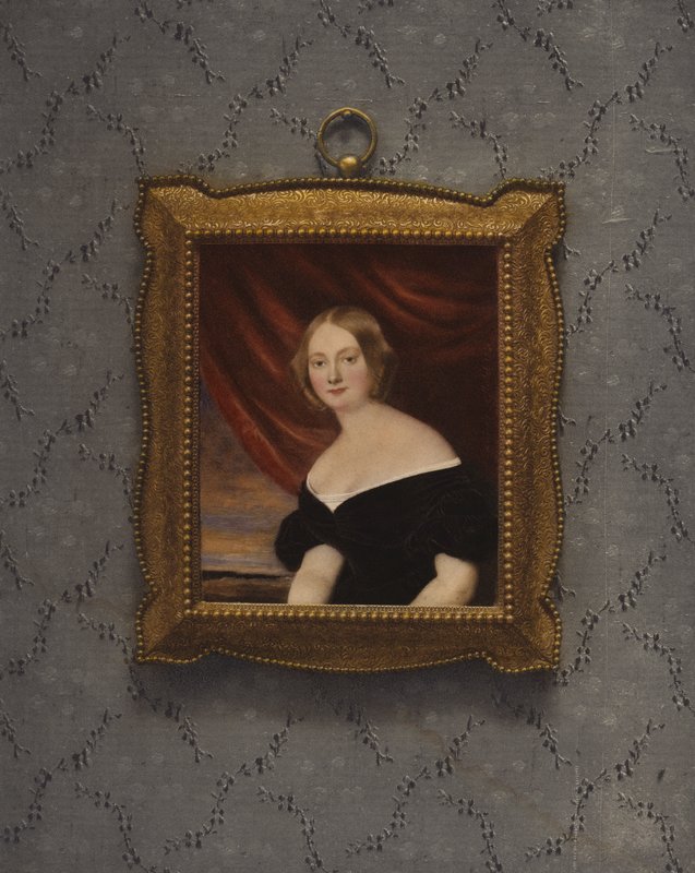 Portrait of Madame Bouclier, 1840 by Lizinska Aimee Zoe de Mirbel