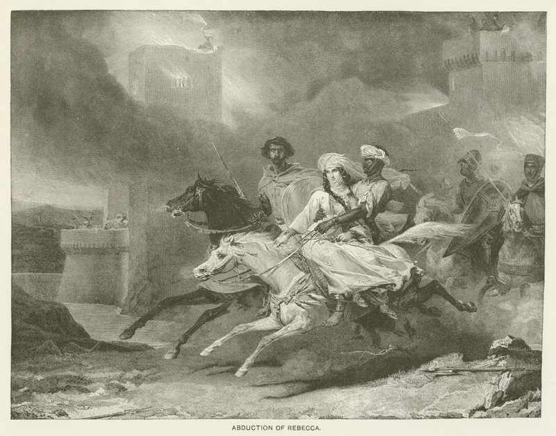 Abduction of Rebecca by Léon Cogniet