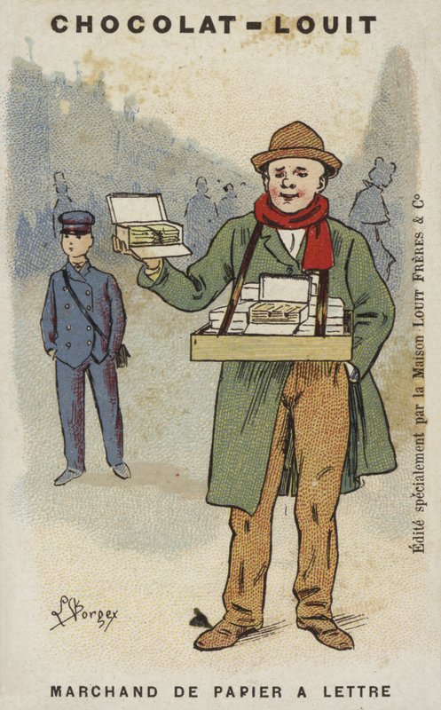 Stationery Seller by Louis Borgex