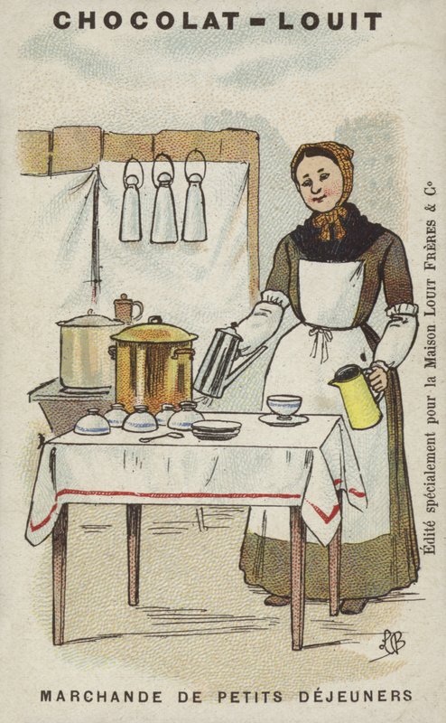 Marchande de Petits Dejeuners by Louis Borgex
