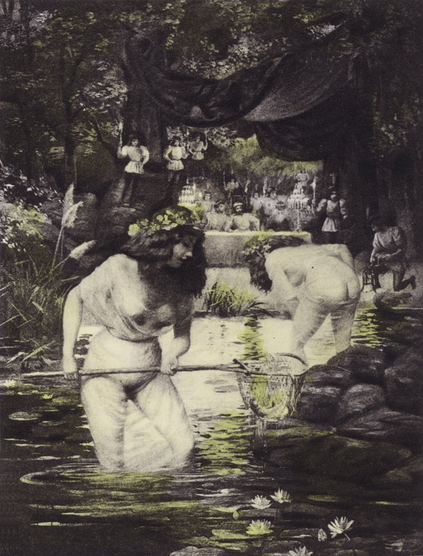 Ginevra and Isotta, Tenth Day, Sixth Story by Louis Chalon