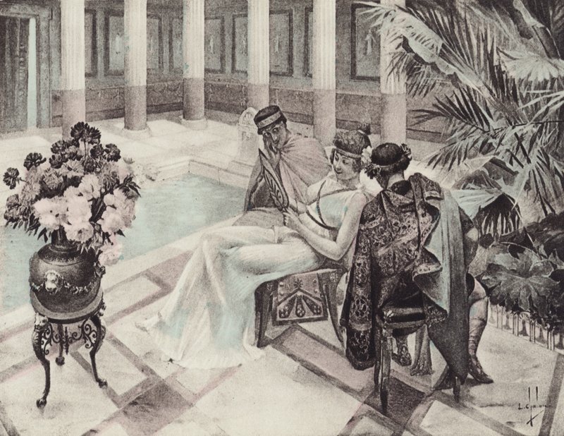Titus and Gisippus, Tenth Day, Eighth Story by Louis Chalon