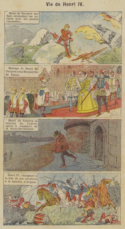 Life of Henry IV by Louis Charles (after) Bombled