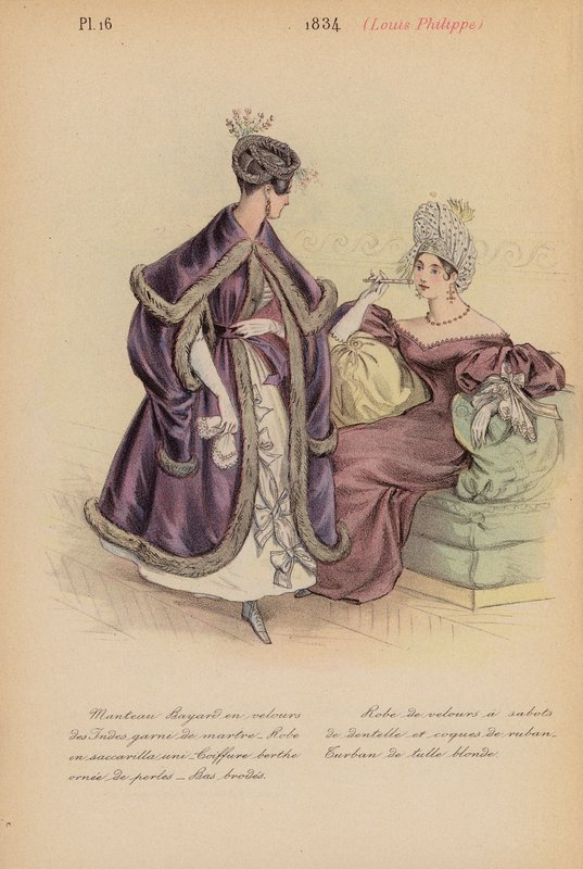 French fashion: 1834, Louis-Philippe by Louis Colas