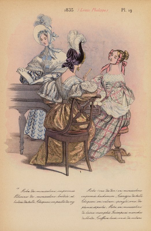 French fashion: 1835, Louis-Philippe by Louis Colas