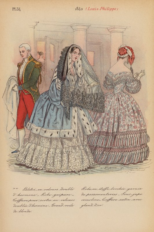 French fashion: 1840, Louis-Philippe by Louis Colas
