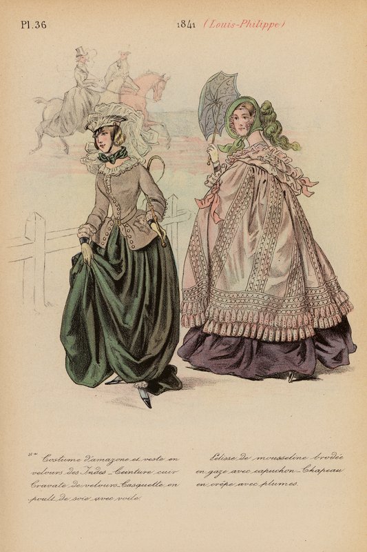 French fashion: 1841, Louis-Philippe by Louis Colas