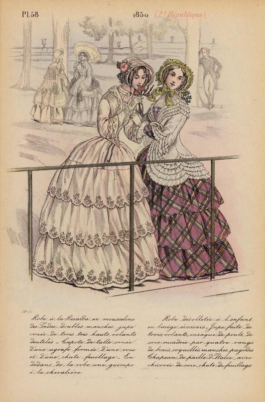 French Fashion: 1850, 2nd Republic by Louis Colas