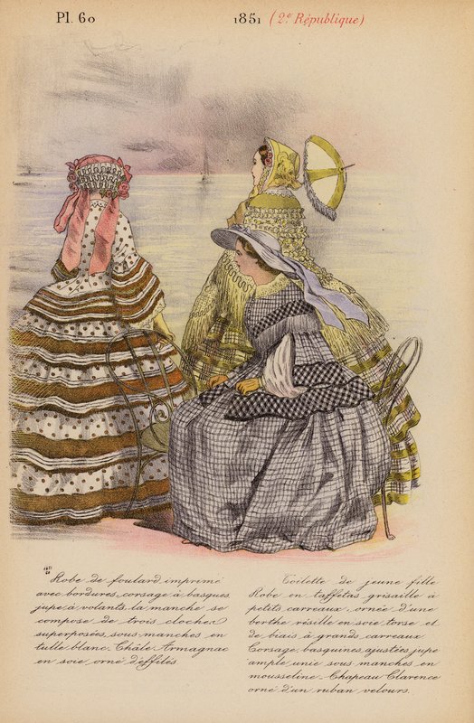 French fashion: 1851, 2nd Republic by Louis Colas