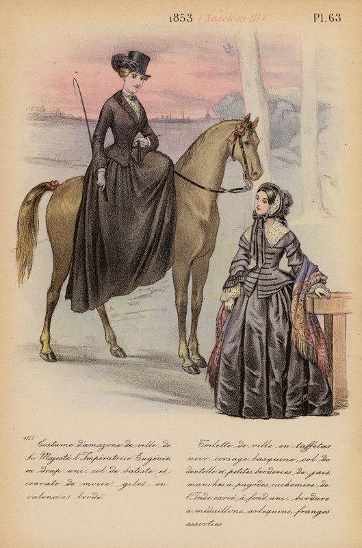 French fashion: 1853, Napoleon III by Louis Colas
