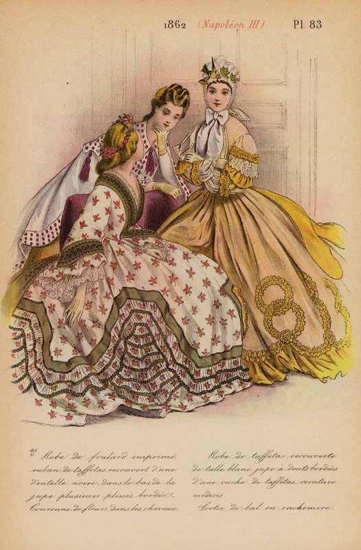 French fashion: 1862, Napoleon III by Louis Colas