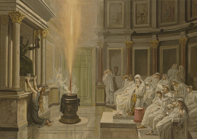 Supplication to the Gods by Louis Hector Leroux