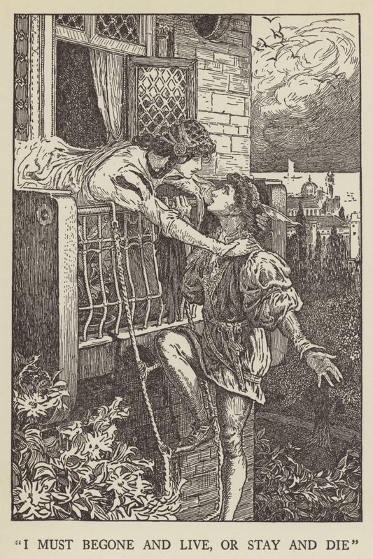 I must begone and live, or stay and die by Louis John Rhead