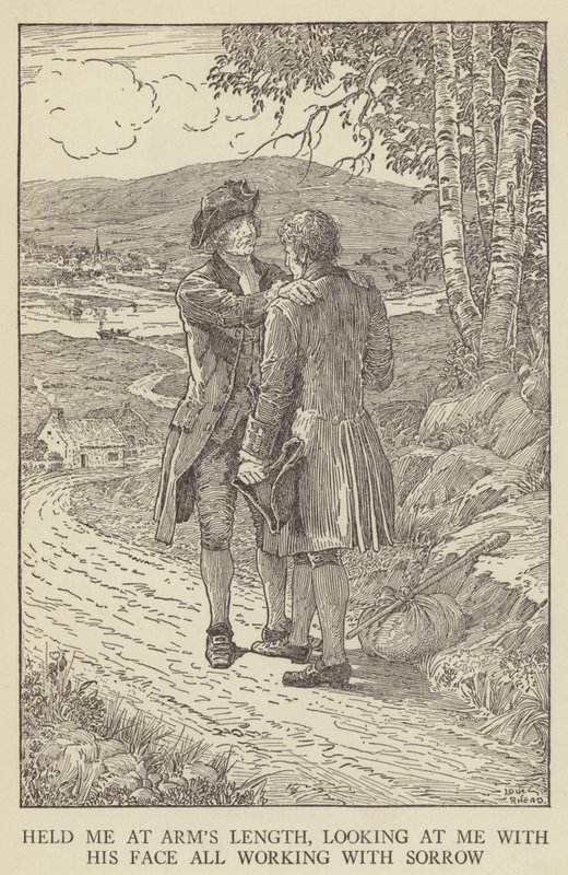 Illustration for Kidnapped by Robert Louis Stevenson by Louis John Rhead