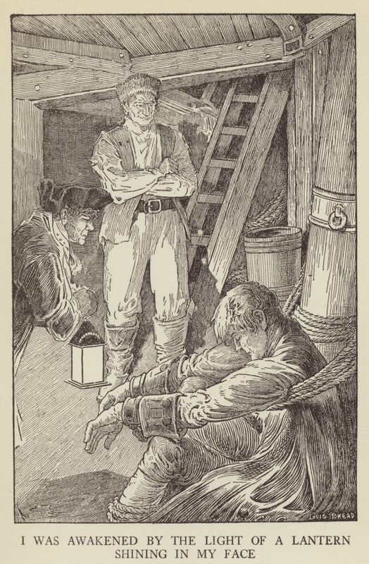 Illustration for Kidnapped by Robert Louis Stevenson by Louis John Rhead
