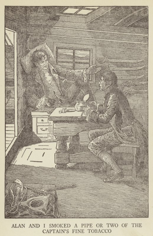 Illustration for Kidnapped by Robert Louis Stevenson by Louis John Rhead