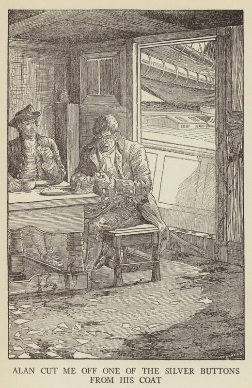Illustration for Kidnapped by Robert Louis Stevenson by Louis John Rhead