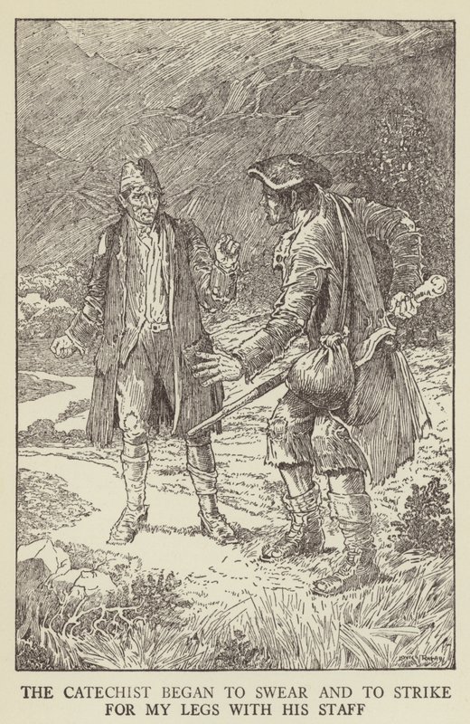 Illustration for Kidnapped by Robert Louis Stevenson by Louis John Rhead