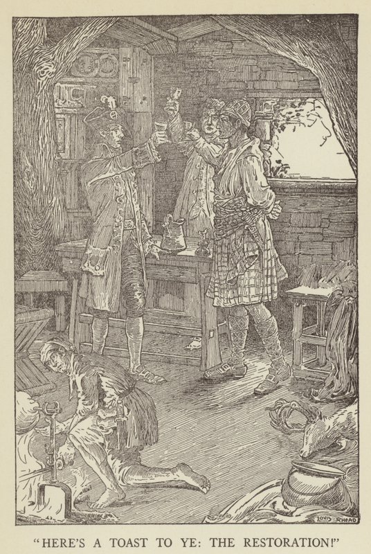 Illustration for Kidnapped by Robert Louis Stevenson by Louis John Rhead