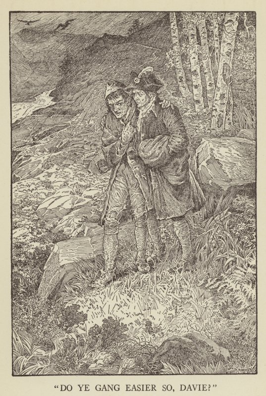 Illustration for Kidnapped by Robert Louis Stevenson by Louis John Rhead