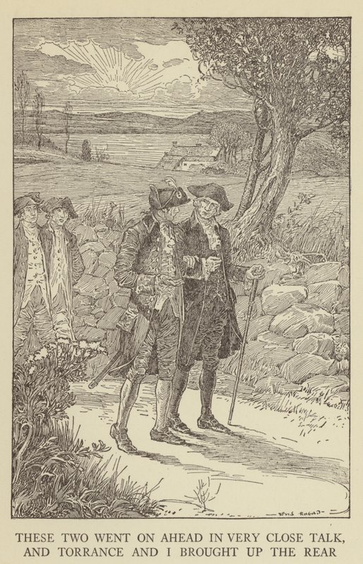 Illustration for Kidnapped by Robert Louis Stevenson by Louis John Rhead