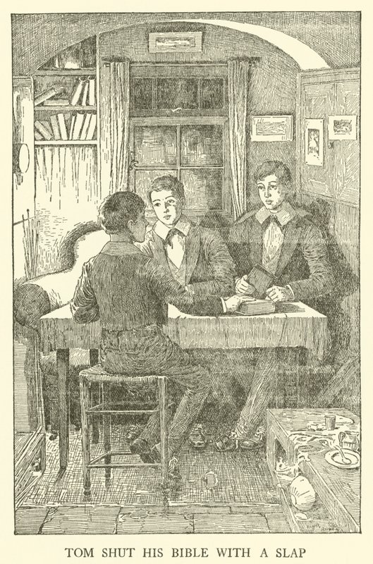 Illustration for Tom Brown’s School-Days by Louis John Rhead