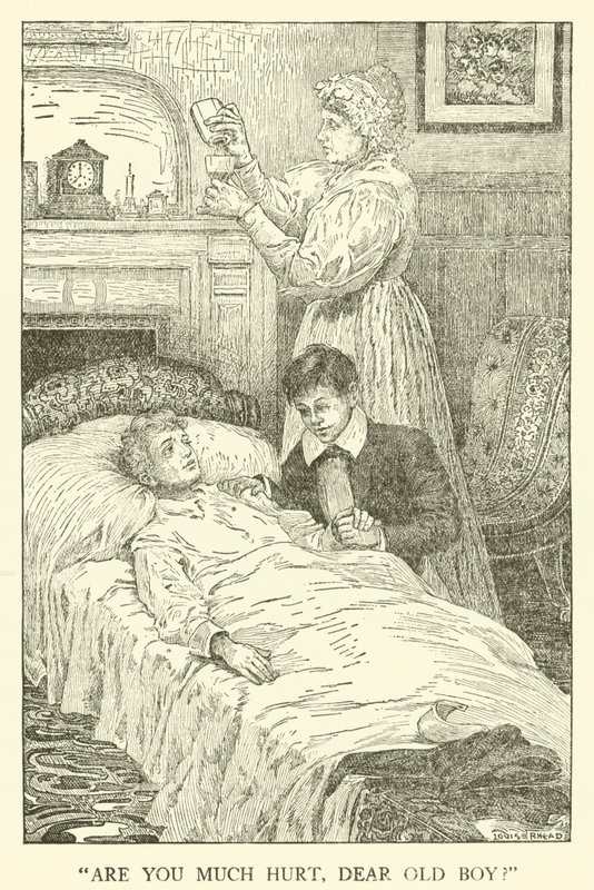 Illustration for Tom Brown’s School-Days by Louis John Rhead