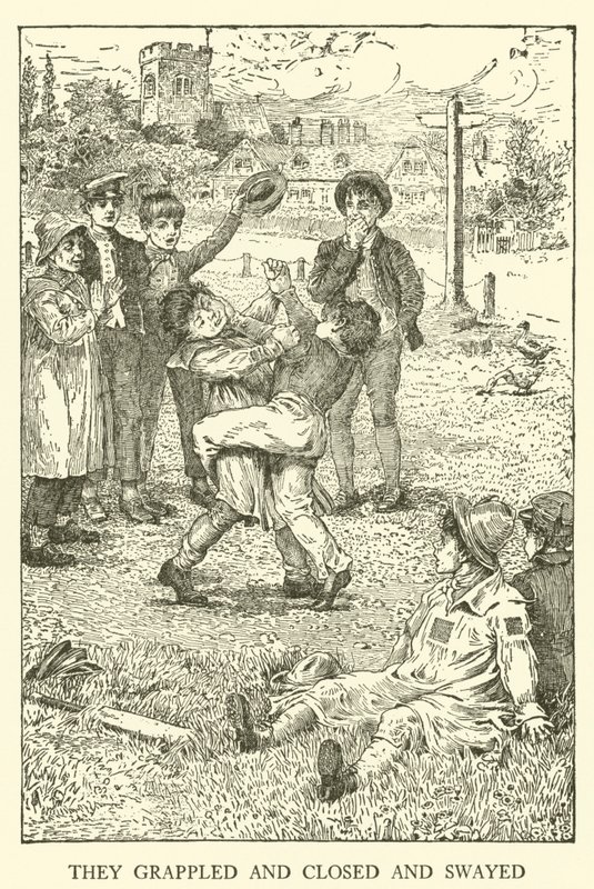 Illustration for Tom Brown’s School-Days by Louis John Rhead