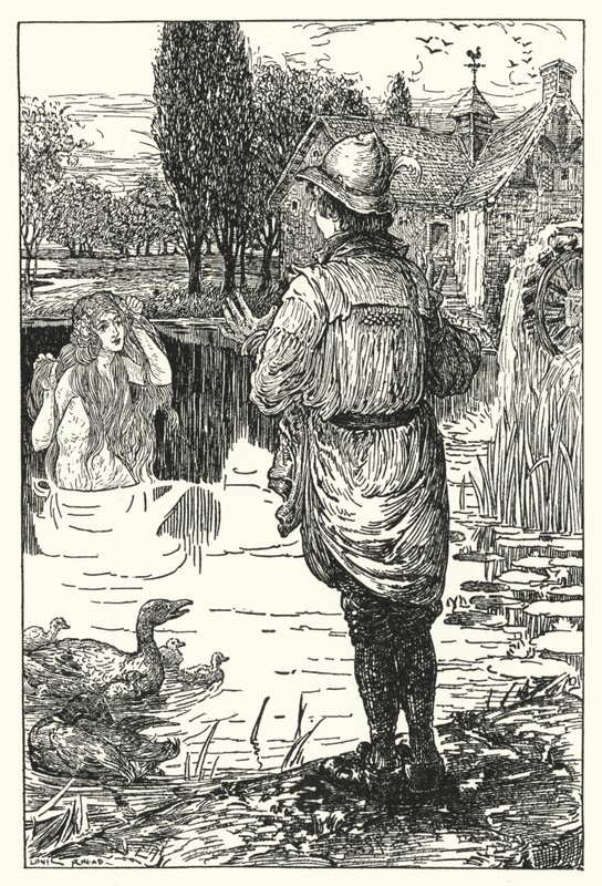 The Water Fairy by Louis John Rhead