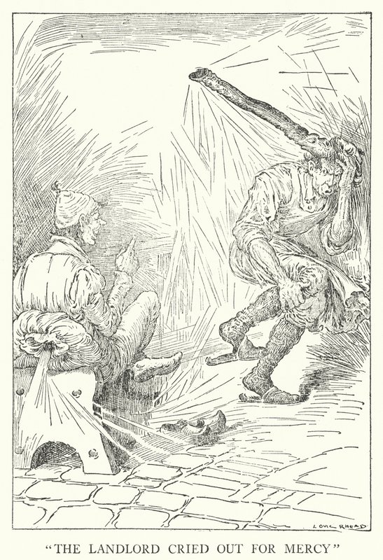 The landlord cried out for mercy by Louis John Rhead