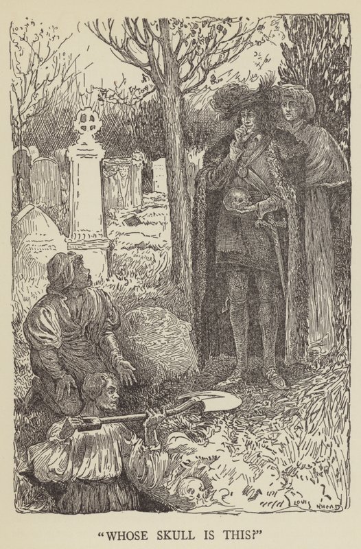 Whose skull is this? by Louis John Rhead