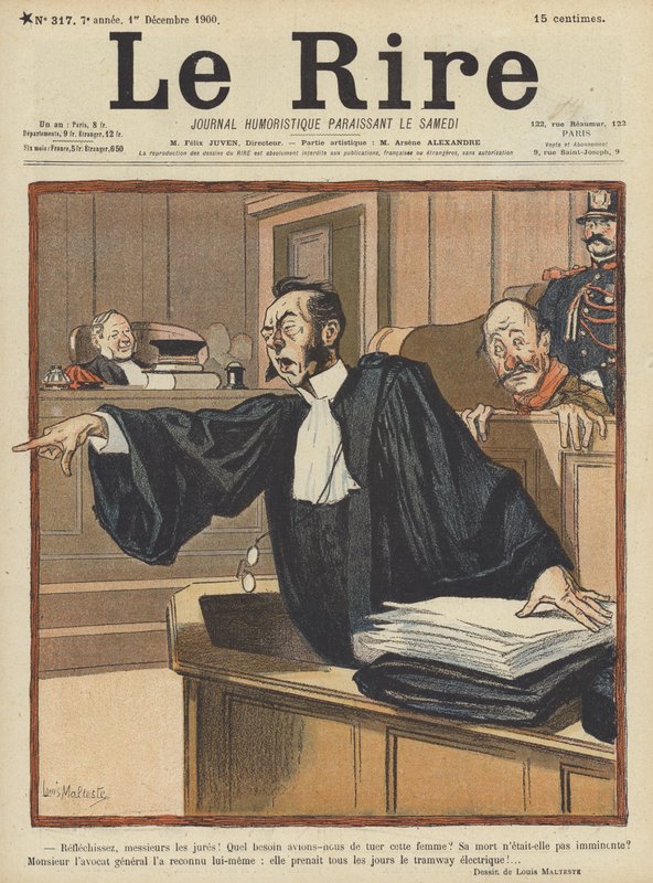 Illustration for Le Rire by Louis Malteste