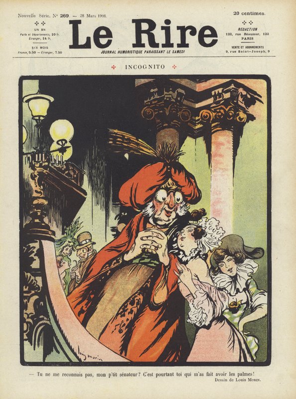 Illustration for Le Rire by Louis Morin