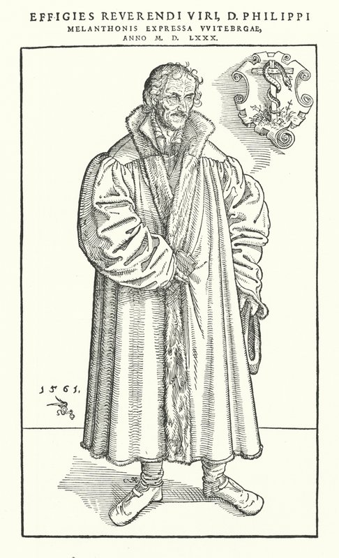 Philipp Melanchthon, German Protestant Reformer by Lucas The Younger (after) Cranach