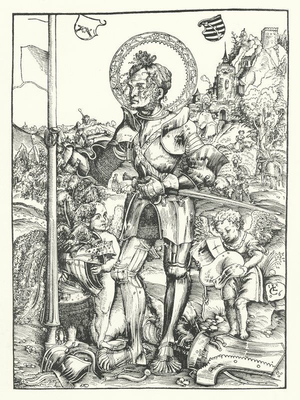St George by Lucas the Elder (after) Cranach
