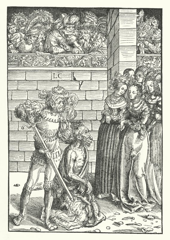 The Beheading of St John the Baptist by Lucas the Elder (after) Cranach