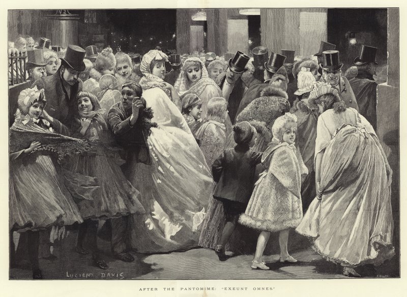 After the Pantomime by Lucien Davis