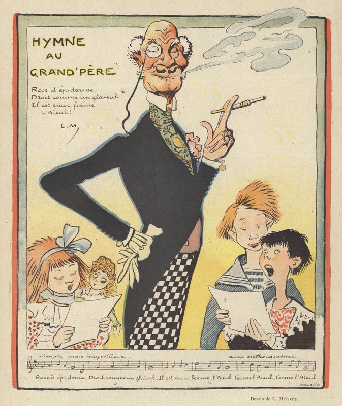 Illustration for Le Rire by Lucien Metivet